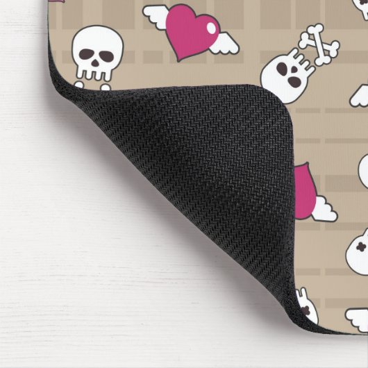 Schädel Mousepad (Ecke)