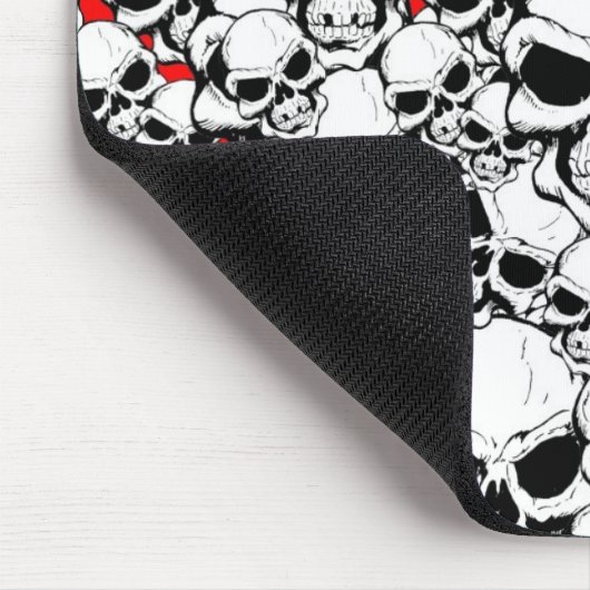 SCHÄDEL MOUSEPAD (Ecke)