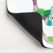 Schädel Mousepad Farben (Ecke)