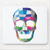 Schädel Mousepad Farben (Vorne)
