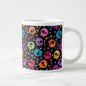 Schädel Muster 2 Jumbo-Tasse (Rechts)