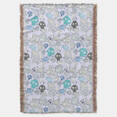 Schädel-Muster Decke (Vorderseite Vertikal)