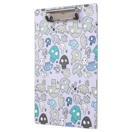 Schädel-Muster Klemmbrett (Links)