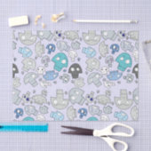 Schädel-Muster Seidenpapier (Handwerk)
