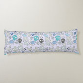 Schädel-Muster Seitenschläferkissen (Rückseite)