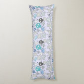 Schädel-Muster Seitenschläferkissen (Rückseite (Vertikal))