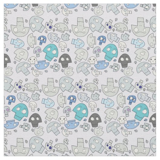 Schädel-Muster Stoff (Nahaufnahme)