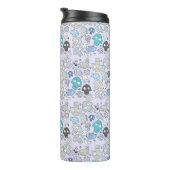 Schädel-Muster Thermosbecher (Nach rechts gedreht)