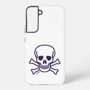 Schädel n Knochen weißes Samsung S22 Plus-Handyhül Galaxy Hülle