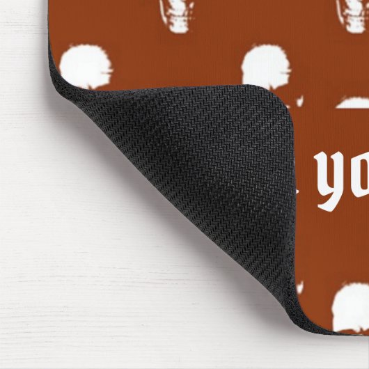 Schädel nach Braun Mousepad (Ecke)
