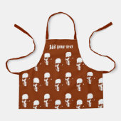 Schädel nach Braun Schürze (Vorderseite)