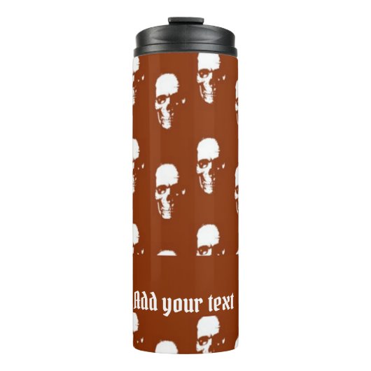 Schädel nach Braun Thermosbecher (Vorderseite)