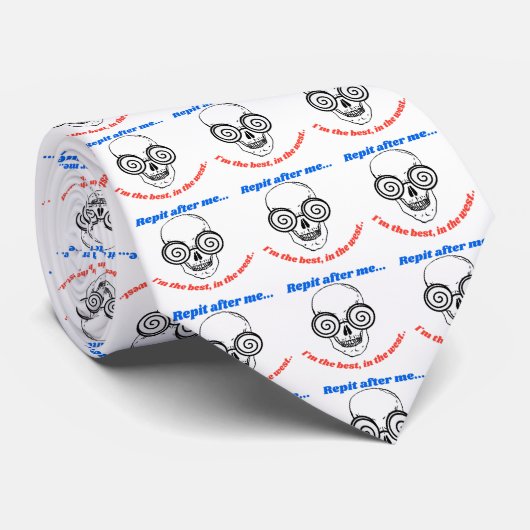 Schädel nach mir krawatte (Gerollt)