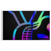 Schädel, Neon Stoff (Fat Quarter (45,7 x 55,9 cm))