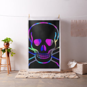 Schädel, Neon Stoff
