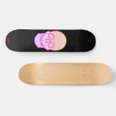 Schädel - Neonleuchte Skateboard (Horizontal)