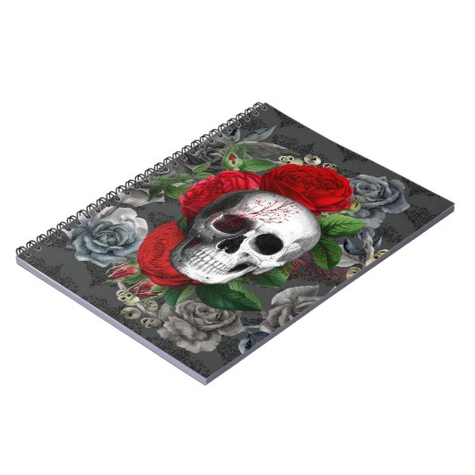 Schädel Notizblock (Linke Seite)