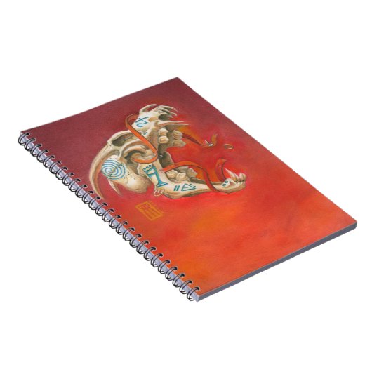 Schädel Notizblock (Rechte Seite)