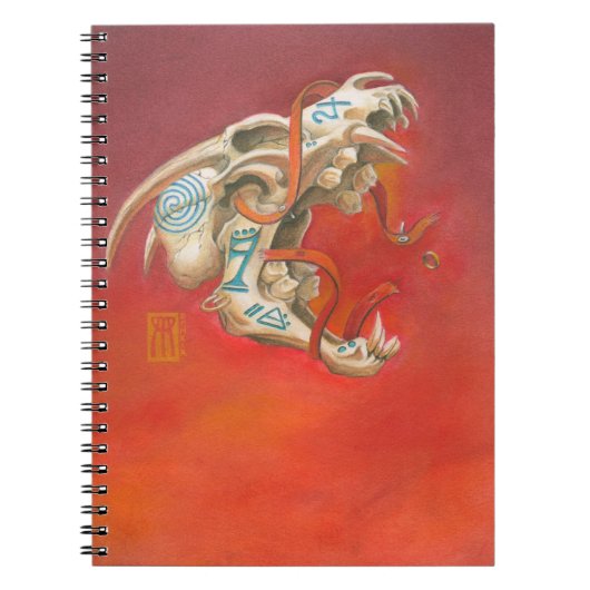 Schädel Notizblock (Vorderseite)