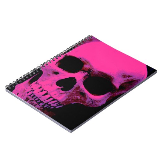 Schädel Notizblock (Linke Seite)