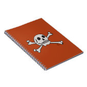 Schädel-Notizbuch Notizblock (Rechte Seite)