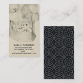 Schädel-oder Zahn-Geschäft oder Namenskarte (Vorne/Hinten)