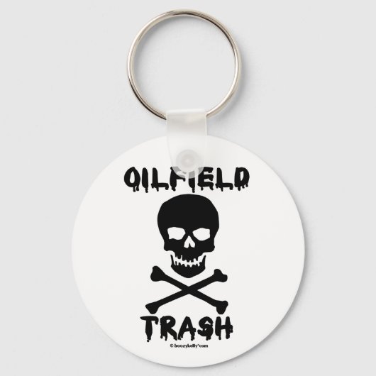 Schädel, Ölfeldermüll, Keyring, Öl, Schlüsselanhänger (Vorderseite)