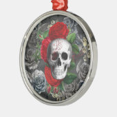 Schädel Ornament Aus Metall (Links)