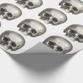 Schädel-Packpapier Geschenkpapier (Ecke)