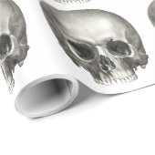 Schädel-Packpapier Geschenkpapier (Rolleneckpunkt)