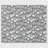 Schädel-Packpapier Geschenkpapier (Flach)