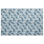 SCHÄDEL PARADIES Marine-im tropischen Stoff (Fat Quarter (45,7 x 55,9 cm))