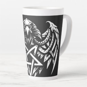 Schädel-Pentagramm-Tribal von BurnsInhell Milchtasse