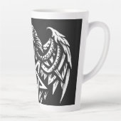 Schädel-Pentagramm-Tribal von BurnsInhell Milchtasse (Rechts)