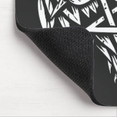 Schädel-Pentagramm-Tribal von BurnsInhell Mousepad (Ecke)
