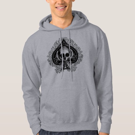 Schädel-Pikass Hoodie (Vorderseite)