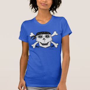 Schädel-Piraten-T - Shirt