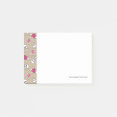 Schädel Post-it Klebezettel (Vorderseite)