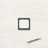 Schädel Post-it Klebezettel (Auf Schreibtisch)