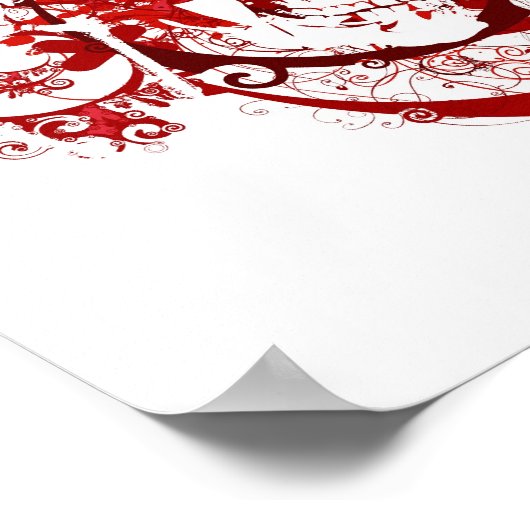 Schädel Poster (Ecke)