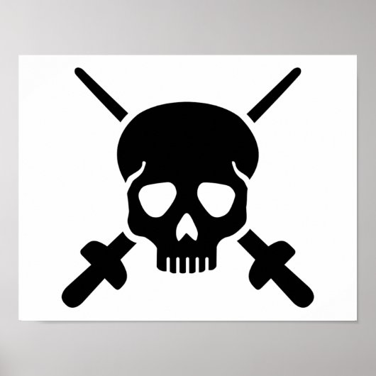 Schädel Poster (Vorne)
