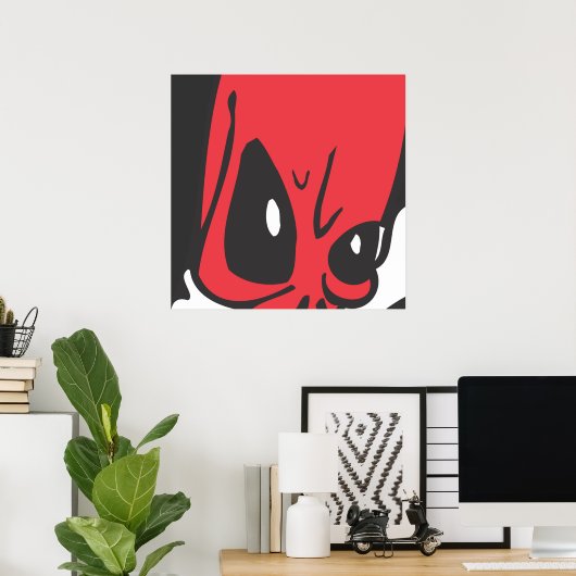 Schädel Poster (Heimbüro)