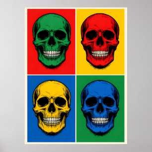 Schädel Poster