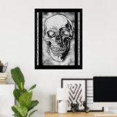 Schädel Poster (Heimbüro)