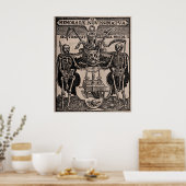 Schädel Poster (Küche)