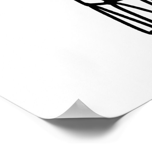 Schädel Poster (Ecke)