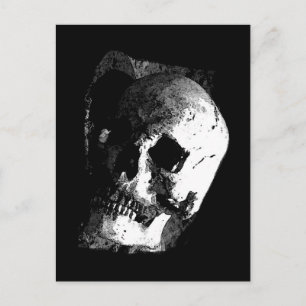 Schädel Postkarte