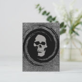 Schädel Postkarte (Stehend Vorderseite)