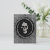Schädel Postkarte (Stehend Vorderseite)