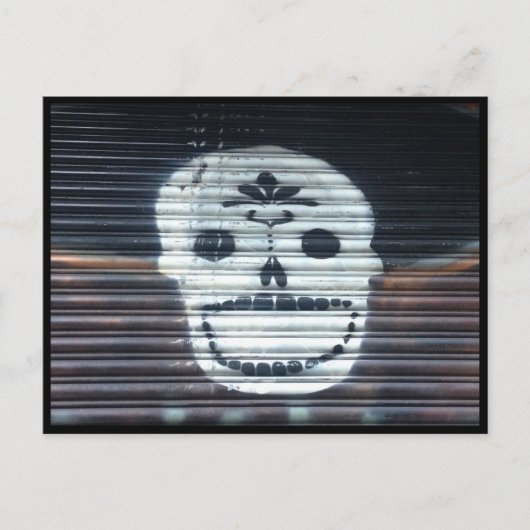 Schädel Postkarte (Vorderseite)